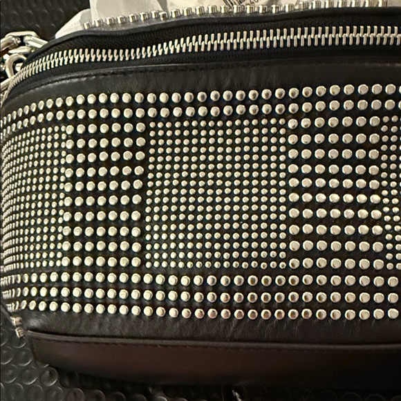 Alexander McQueen Punk Leather Bum/Belt Bag Black Iconic Studded NWT - Picture 4 of 16